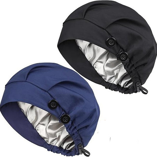 Double Layer Bubble Hat Operating Cotton Nurse Hat Confinement Toque Chef Dustproof Doctor's Cap