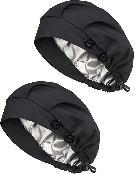 Double Layer Bubble Hat Operating Cotton Nurse Hat Confinement Toque Chef Dustproof Doctor's Cap