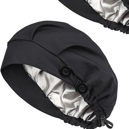 Double Layer Bubble Hat Operating Cotton Nurse Hat Confinement Toque Chef Dustproof Doctor's Cap